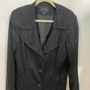 BLACK SATIN JACKET